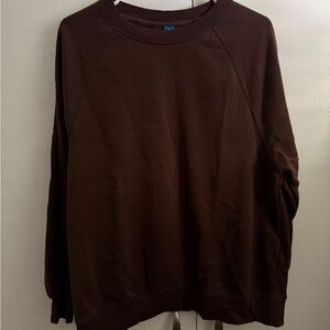 Old Navy Women's Chocolate Brown Sweatshirt